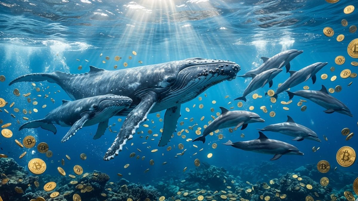 Bitcoin whales and dolphins are buying BTC at the slowest pace in 2026