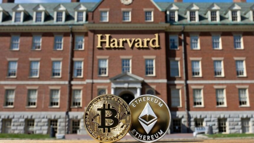 Harvard liquidated 100% of its Ethereum ETF holdings and reduced exposure to bitcoin