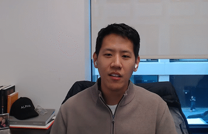 Park durante una entrevista online.