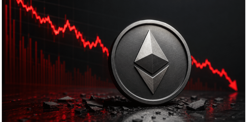ETH hits its lowest valuation in almost seven years