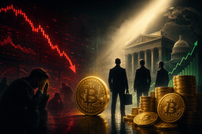 The market panics, but not everyone is selling