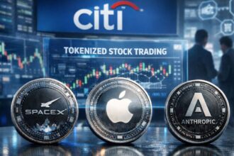 Citigroup creates platform for trading tokenized stocks