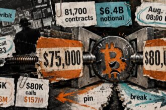 Bitcoin is trapped between $75,000 and $80,000 ahead of a massive Friday derivatives settlement