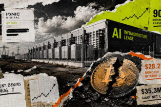 Bitcoin miner Ionic gets 90% of revenue from AI lease as BTC drives $35M loss