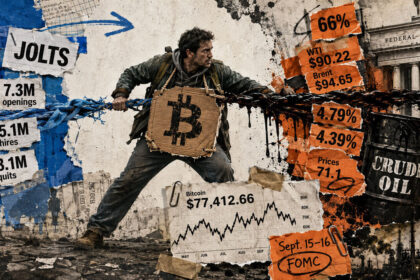 Bitcoin hits $77,000 wall as the Fed gets trapped between weak jobs and $90 oil