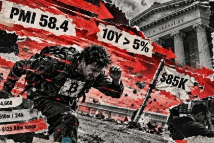 Bitcoin slips below $85,000 as 5% Treasury yield returns to haunt risk assets