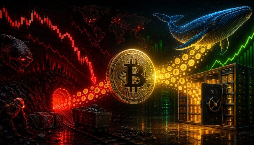 Bitcoin Miner Inflows Hit Highest Level Since February Crash: Capitulation Or Distribution?