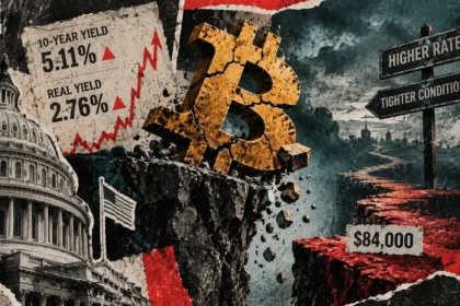 Why surging US real yields are quietly forcing Bitcoin under $84,000