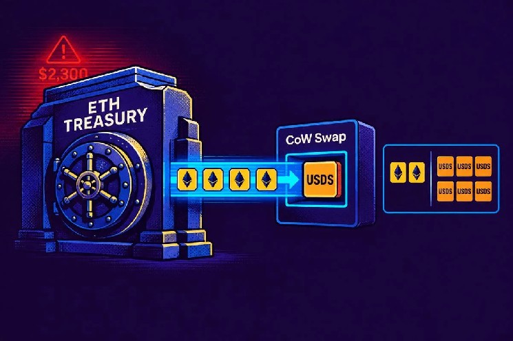 Ethereum Foundation’s ETH Sale Converts 2,785 ETH Into About $6.42M in USDS