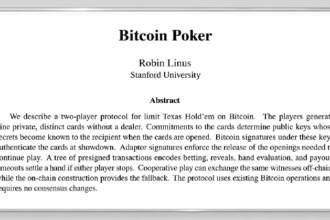 Satoshi's Abandoned Poker Experiment Returns With a Bitcoin Twist