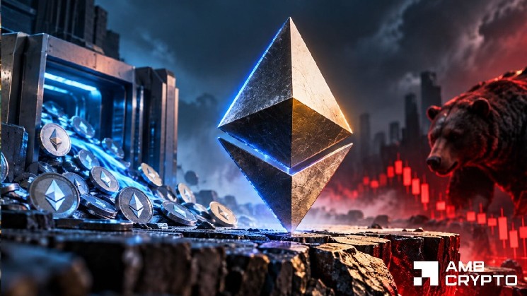 Ethereum outflows hit 4-month high – Why ETH price still risks $2,300