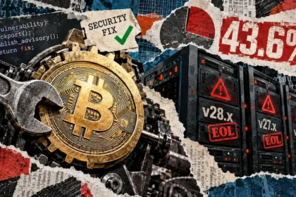 Bitcoin Core speeds up security fixes as 44% of surveyed nodes run unsupported versions