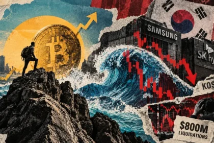 Bitcoin defies $800 million crypto wipeout as South Korea’s AI stock market crashes