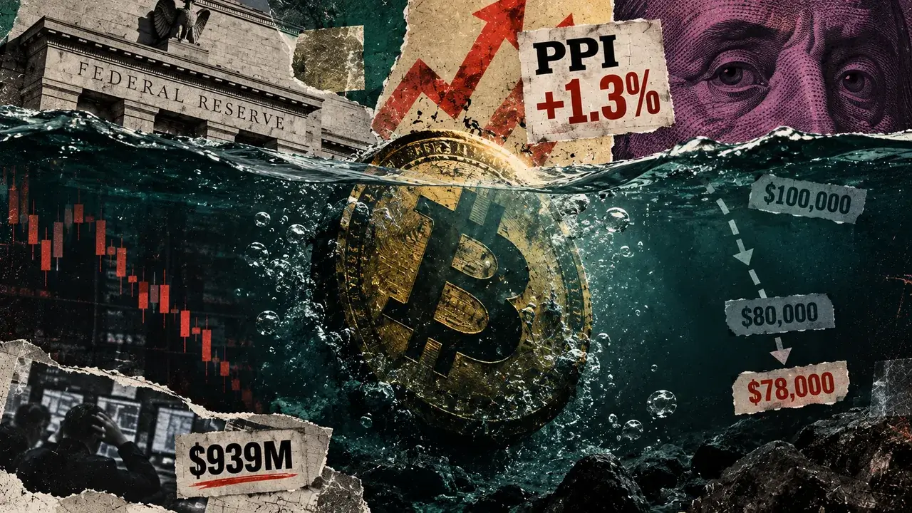 Bitcoin’s $100,000 dream slips away as $939 million crypto wipeout pushes traders toward $78,000