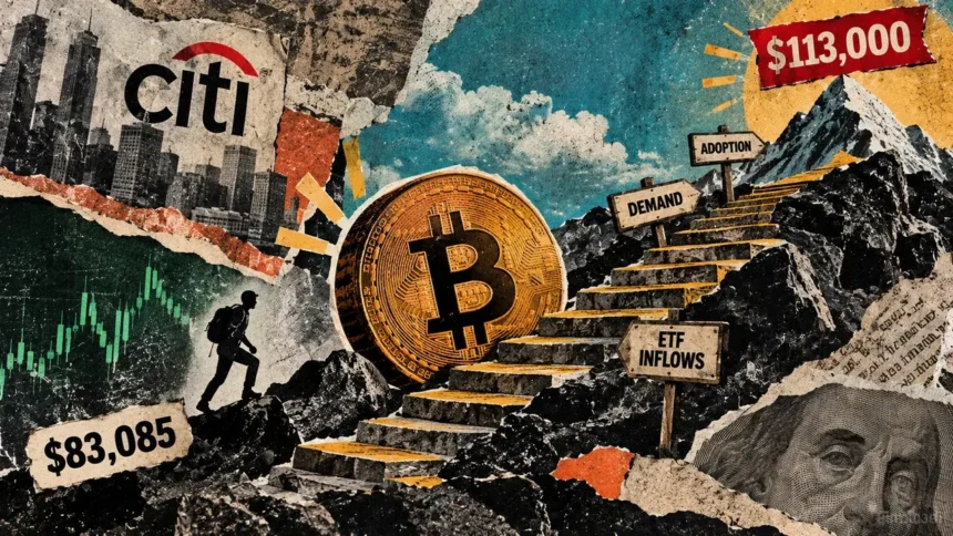 Citi predicts Bitcoin going back to $113,000. Here’s what the buying data shows