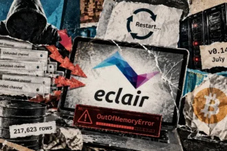 Unpatched Eclair Bitcoin Lightning nodes could crash again every time they restart