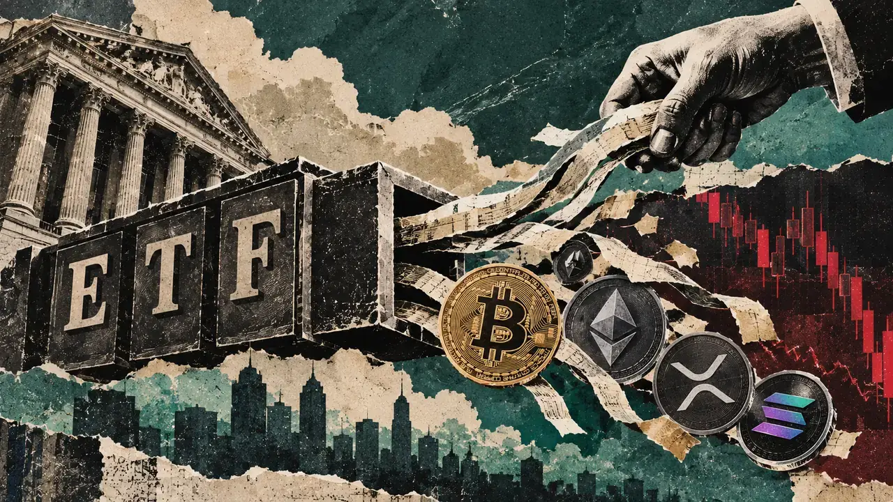 XRP’s 13-week ETF inflow streak ends as Bitcoin and Ethereum withdrawals continue