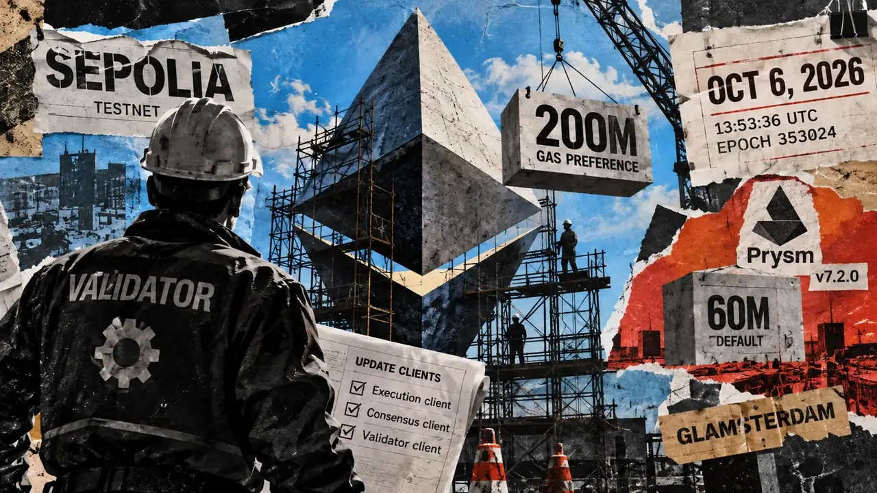 Ethereum is preparing a 200 million gas push as its Layer 1 scaling strategy accelerates